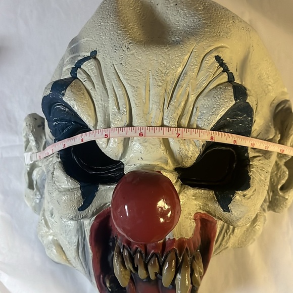 Vintage Adult Mask Psycho Clown Halloween Scary Spooky - Picture 7 of 7